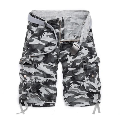 US Size 2026 New Camouflage Loose Cargo Shorts Men Cool Summer Military Camo Short Pants Homme Cargo Shorts