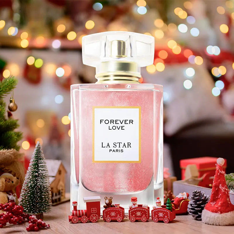 LASTAR Women's Long-lasting Perfume, Two Bottles Totaling 110ml/3.72fl oz, Rose & Jasmine Fragrance, Christmas/New Year Gifts