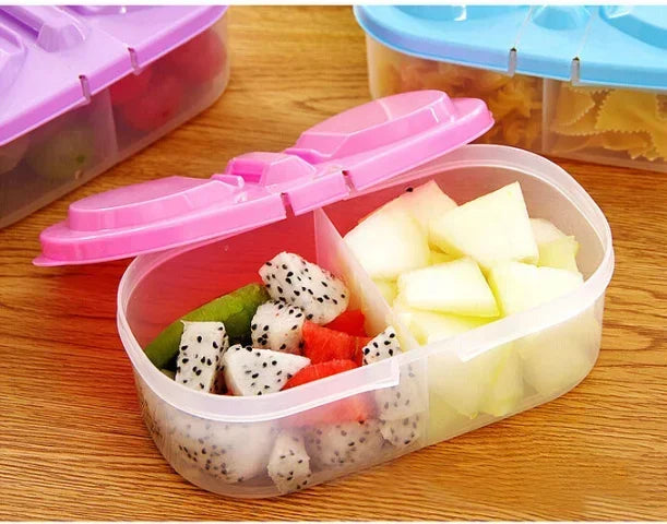 High Quality Food Container Portable Lunch Box Capacity Camping Picnic Food Fruit Container Storage Box for Kids Dinnerware