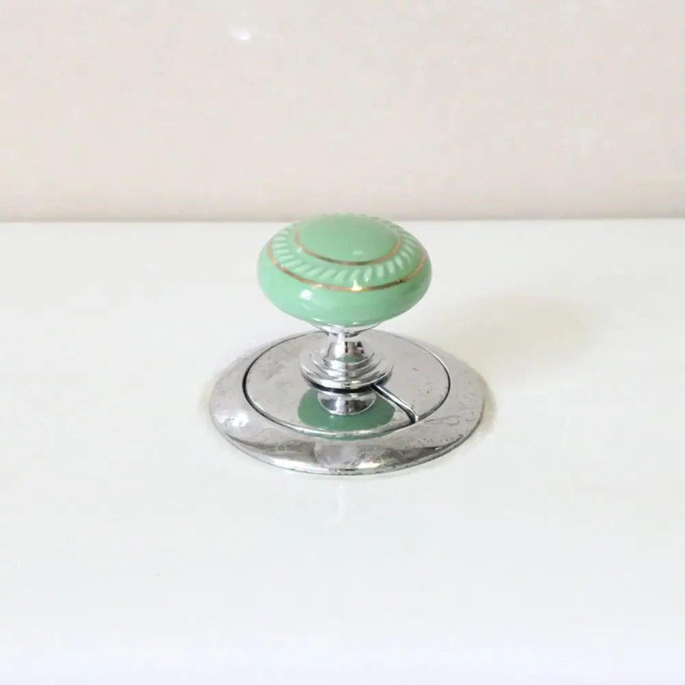 New Ceramic Round Shaped Toilet Tank Button Universal Labor-saving Furniture Handle Toilet Flush Button Toilet