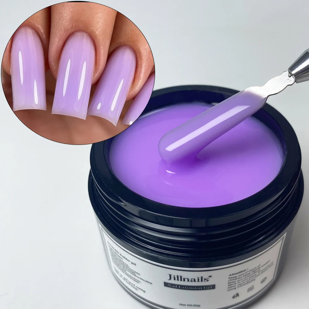 Jillnails Liquid Builder Nail Gel TPO Hema Free for Nail Extension Pink Brown Nude Milky White 50g/100g Nails UV Gel