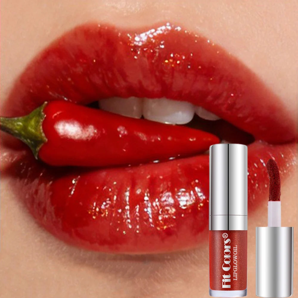 Moisturizing Mirror Effect Lip Gloss Lip Glaze 6 Colors Refreshing Non-Greasy Glossy Long-Lasting Liquid Lipstick Makeup