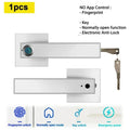 Fingerprint Password Door Lock With Tuya Electronic Smart Lock Digital Door Security Biometric Handle Lock For Bedroom Apartment