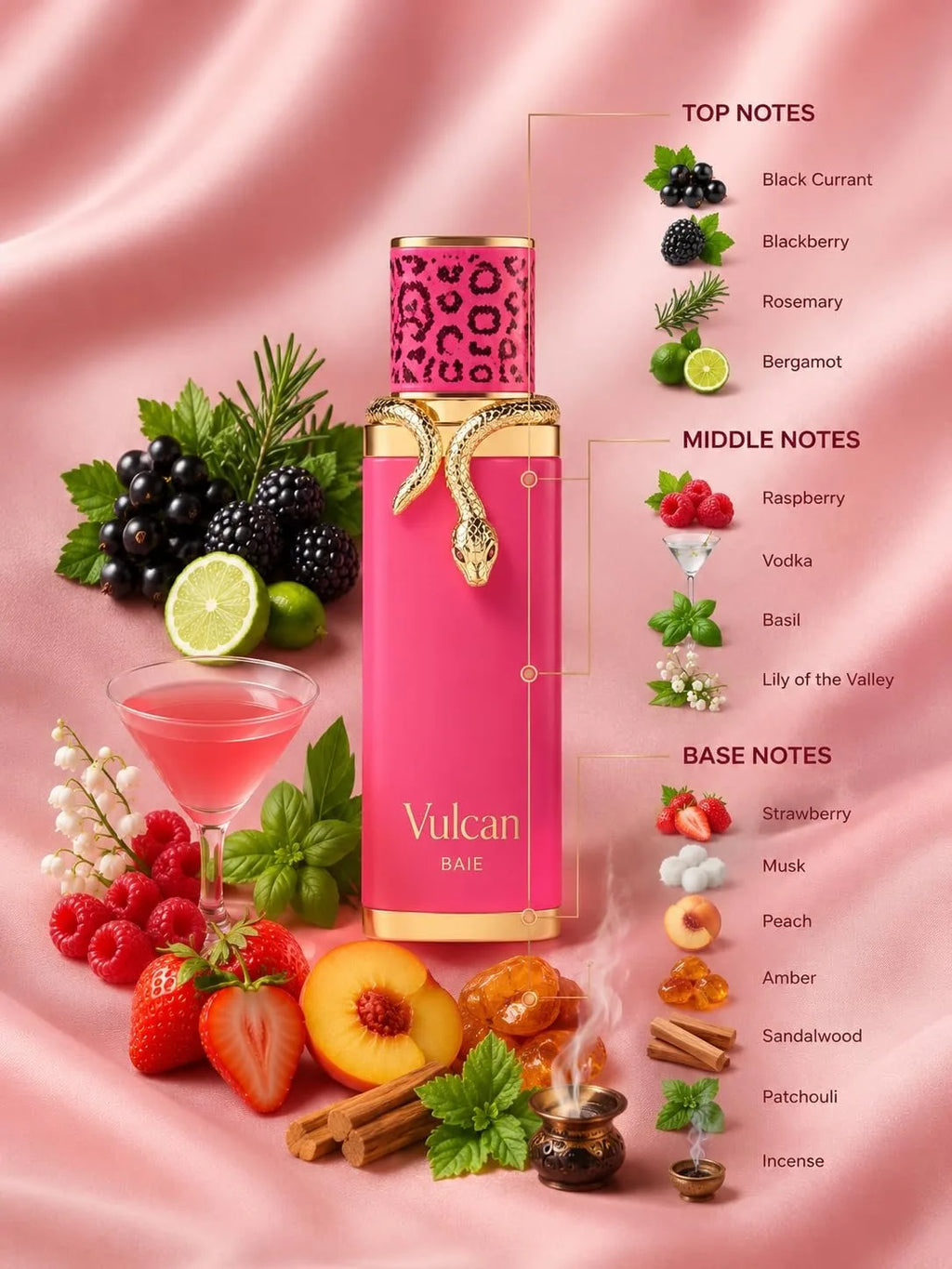 French Avenue Vulcan Baie Eau De Parfum 100ml, Blackcurrant, Rosemary, Vodka, Patchouli