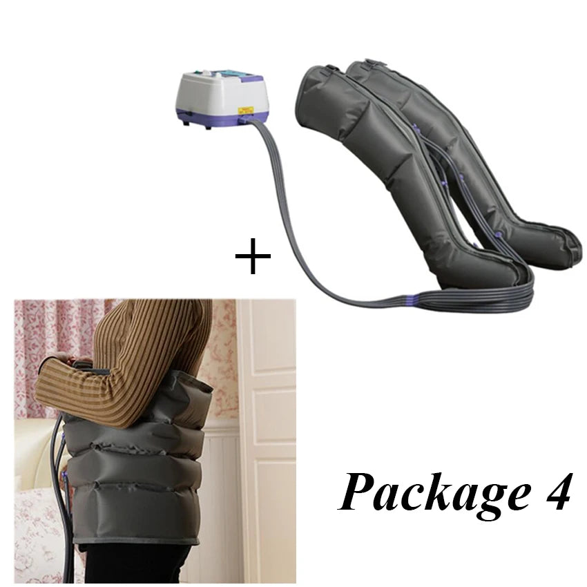 HANRIVER High quality Air wave pressure electric massager Waist Leg Arm Relax Instrument  Promote Blood Circulation Pain Relief