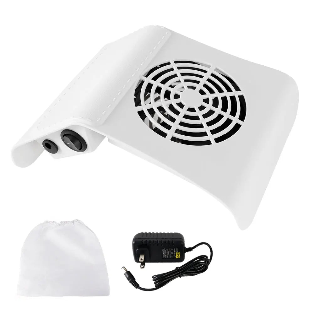 Nail Vacuum Cleaner Manicure Machine Tools Strong Power Nail Dust Collector With Remove Filter Nails Extractor Fan Nail Art Tool