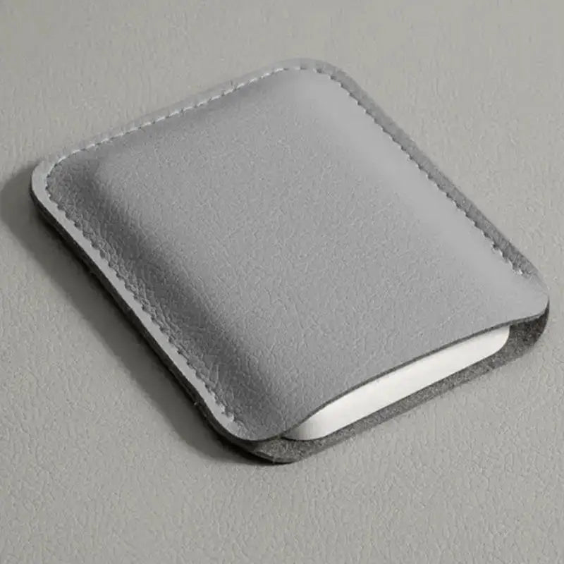 1PC Wireless Mouse Storage Bag Suitable Mouse Protective Leather Sleeve Bag Anti-scratch Case Portable Simple Mouse Storage Bag