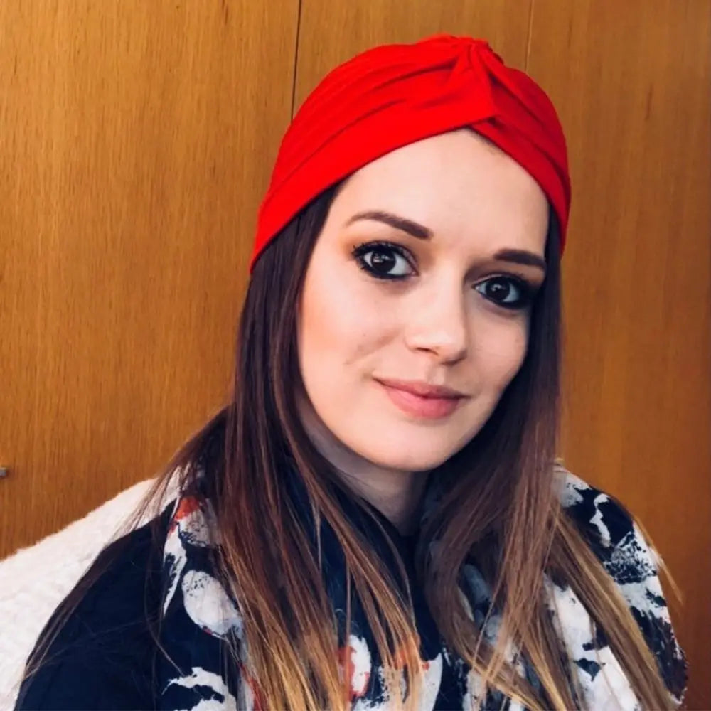 Women Head Wrap Ladies Head Cover Stretchy Turban Muslim Hat Bandana Scarf Hair Loss Chemo Cap Headwear