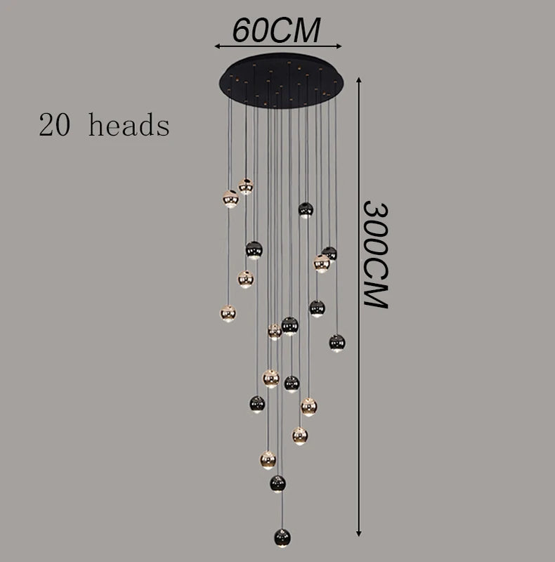 Home Decor Led  Chandeliers Ceiling Lights Pendant Lamps Hanging Light For Living Room Dining Hallway Entrance Indoor Lighting