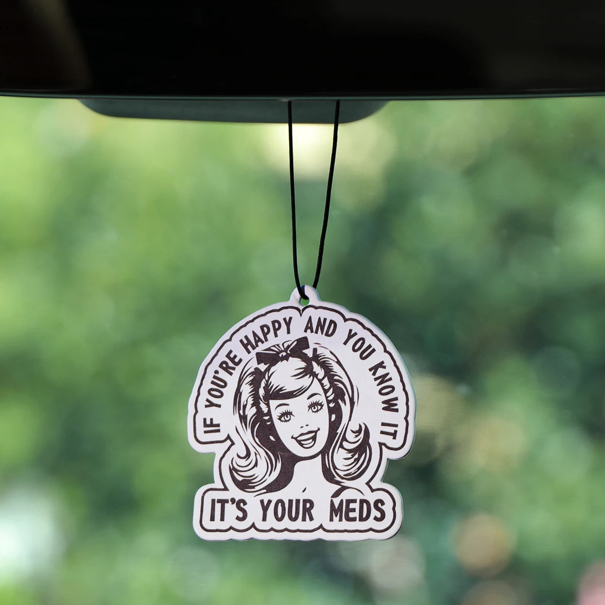 Feminism Quotes Fragrant Paper Auto Interiors Car Fragrance Cabinet Bedroom OH LOOK! Air Freshener Hangings Solid Perfume Gifts