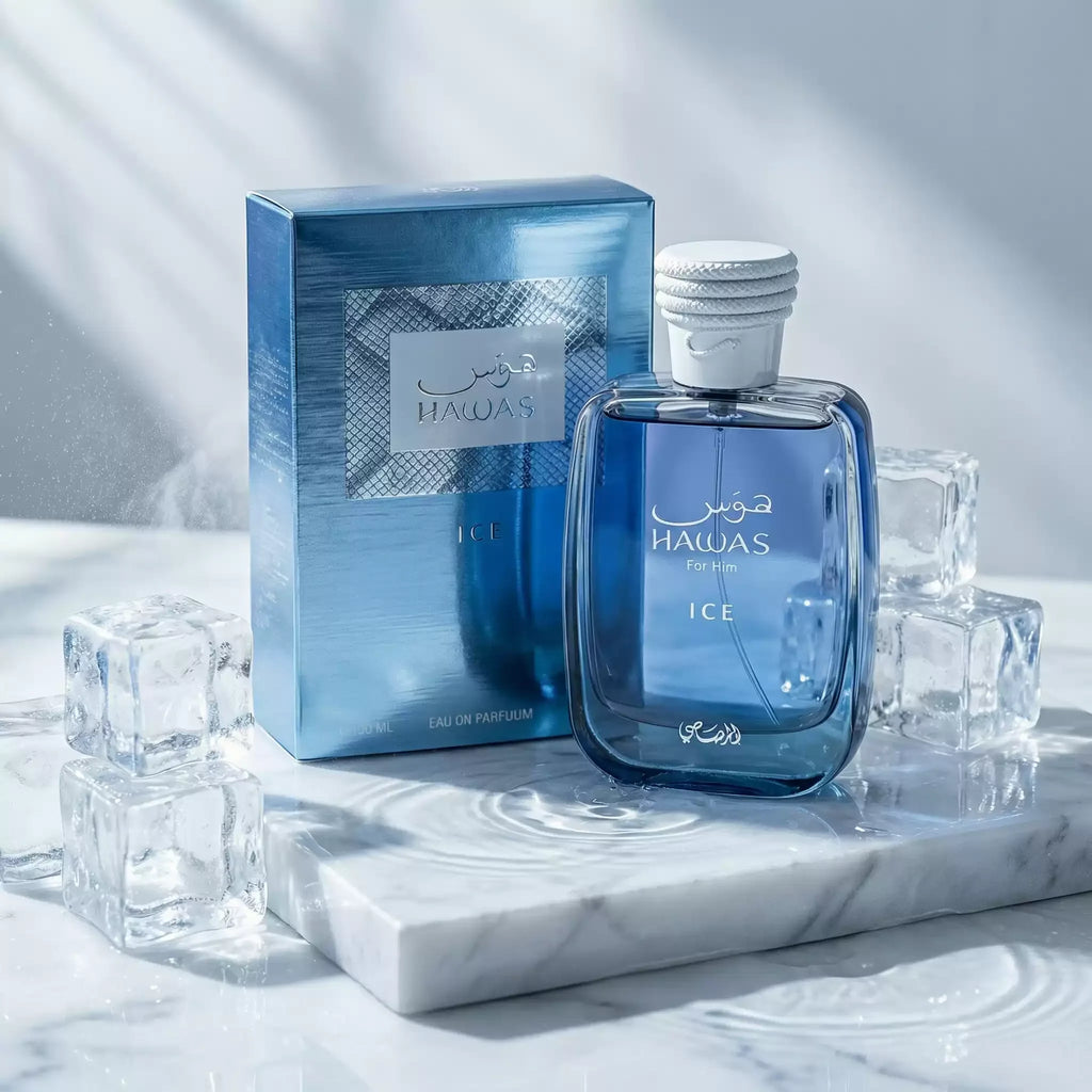 Premium Hawas Verde & Hawas Ice Eau De Parfum For Him Long Lasting Scent Fresh Aquatic Perfume Men Fragrance Luxurious Gift