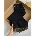 Streetwear Women Jeans New Bottoms  Pantalon Femme High Waist Vintage Straight Y2k Wide Leg Pants Casual Chic Denim Trousers