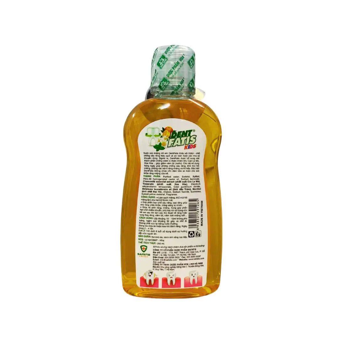Herbal Kids Mouthwash Natural Fresh Breath Oral Care Anti-Bacteria Safe Daily Herbal Rinse