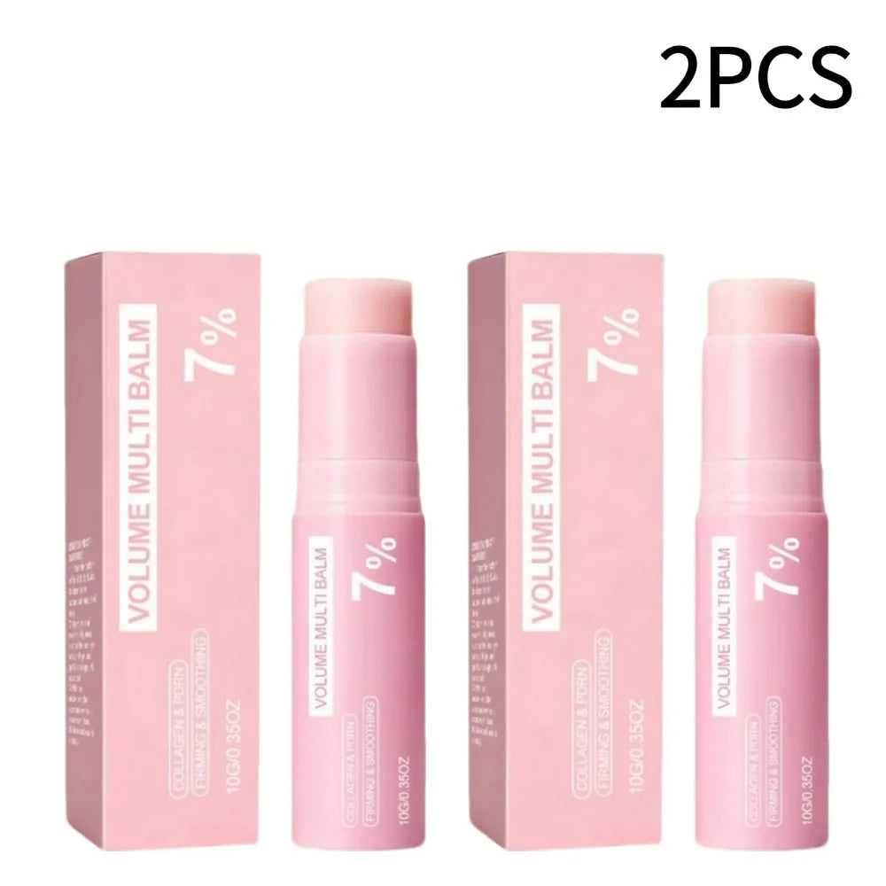 PDRN Pink Collagen Volume Multi Balm 5% 7% Volufiline Facial Eye Neck Plumping Moisturizing Stick Non-greasy Hydrating Skin Care