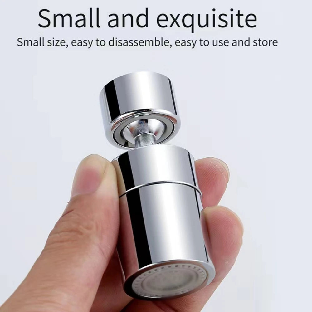 Dual Mode Metal Kitchen Faucet Sprayer Head Bubbler 360° Rotation Adaptor Sink Faucet Extender Aerator Nozzle Filter 22/24mm