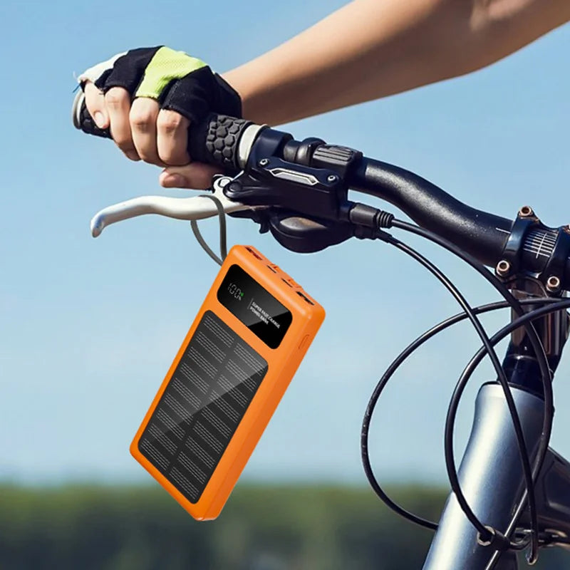 Oneplus 200000mAh Large Capacity Solar Power Bank Super Fast Charging Built-in Power Bank Portable Fast Charging Power Bank New
