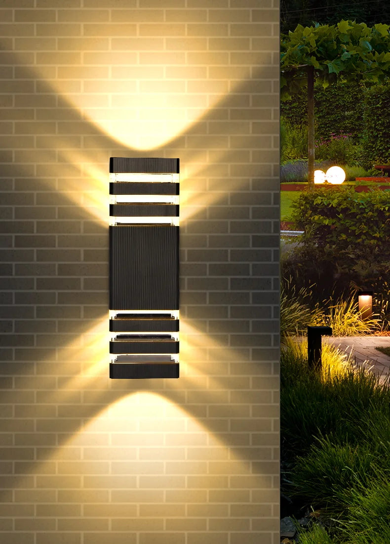 Street Wall Light Outdoor Waterproof LED E27 Bulb External Facade Decor Stairs Lights Entrance Fixture Home Decorative Lamp Wall