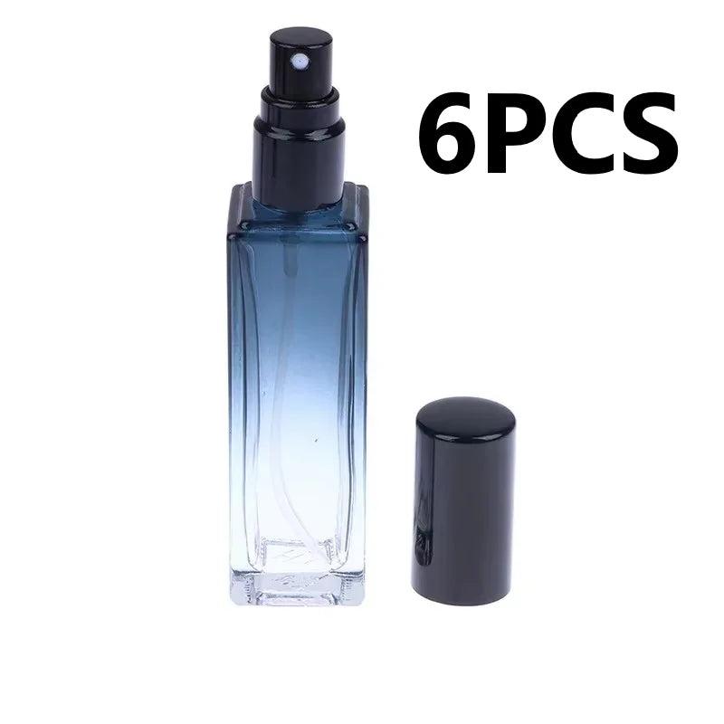1/3/6PCS SET 5/9/20ml Perfume Bottle Square Glass Spray Empty Bottle Travel Portable Sample Atomizer Refillable Container Mini