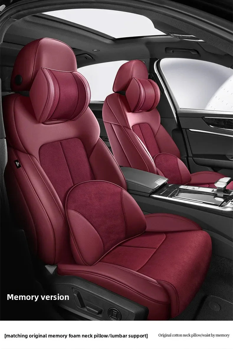 Custom Fit Full Luxury Car Seat Cover Car SUV Full Seat Set Perforated Genuine Leather for Various Models Contact Seller JJ208