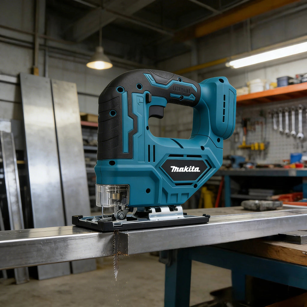 Makita DJV182Z Cordless Jigsaw: Effortlessly Handles Precise Wood and Metal Cutting,  Ergonomic Design Makes Cutting Easier