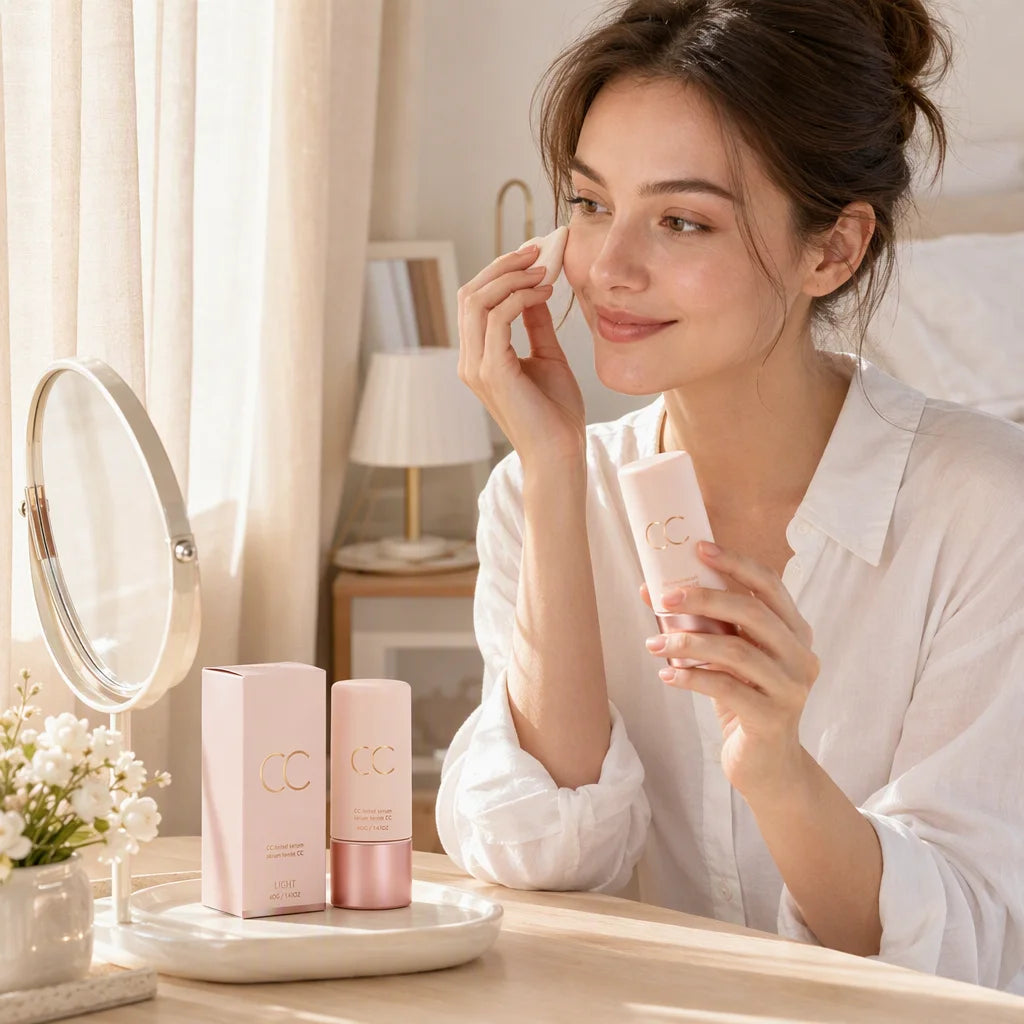 CC Cream Foundation Waterproof Concealer Moisturizing Lasting Brighten Even Skin Tone Korea Original Makeup Lightweight CC Cream