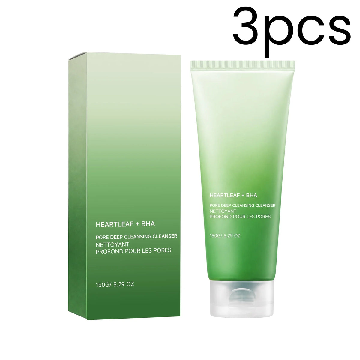 Facial Cleanser Deep Pore Cleansing Soothing Skin Nourishing Oil Control Refreshing Rich Creamy Foam Mild Formula Face Wash 150g