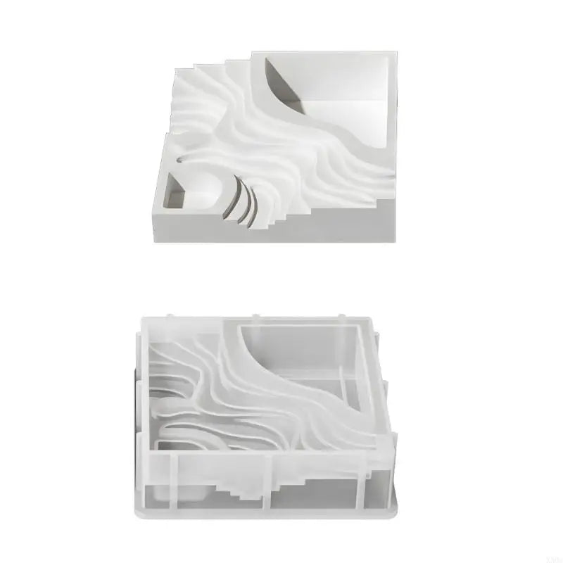 terraced planter silicone mold terraced mold for diy crafts home decors flower pot silicone molds cement planters gypsum pen