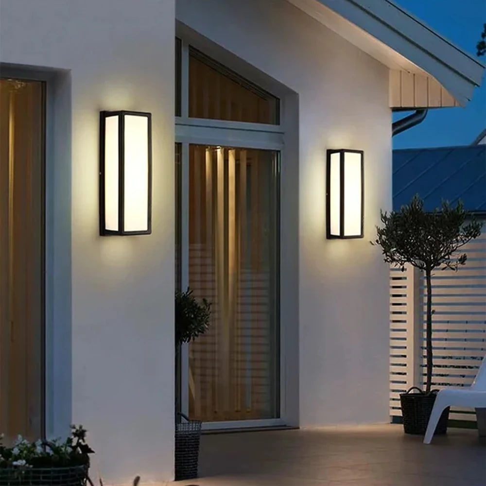 Outdoor LED Wall Lamp Waterproof Exterior Wall Light For Porch Garage Garden Courtyard Villa Indoor Wall Lamp Light 110V 220V