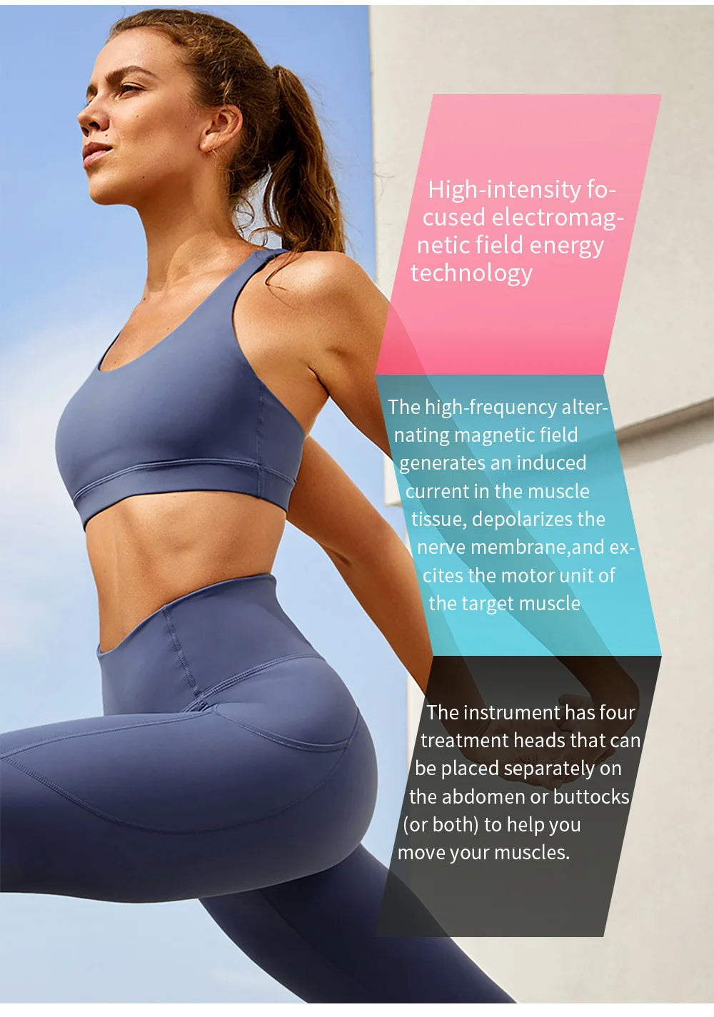 Myoslim 6500W Muscle Stimulator RF EMS Body Sculpting 15T NEW Portable Machine Slimming Weight Lose Electromagnetic