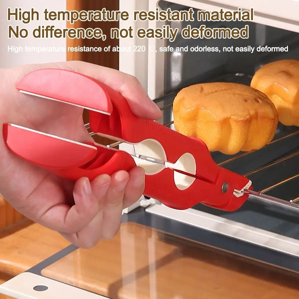 Durable Non-slip Anti Scalding Clip Gripper Multifunctional Anti Scalding Holder Meal Bowls Tongs Kitchen Gadgets Pot Clips