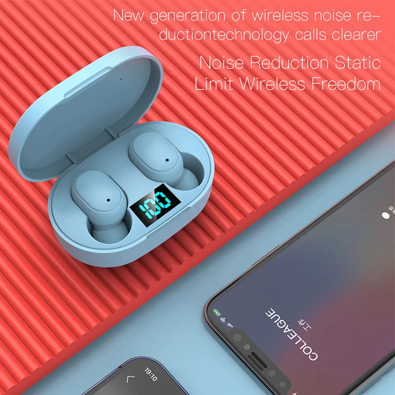 Wireless Bluetooth Headphone Over Ear HIFI Music Stereo Headset Noise Reduction Sport Earphone With Mic For iPhone Huawei Realme