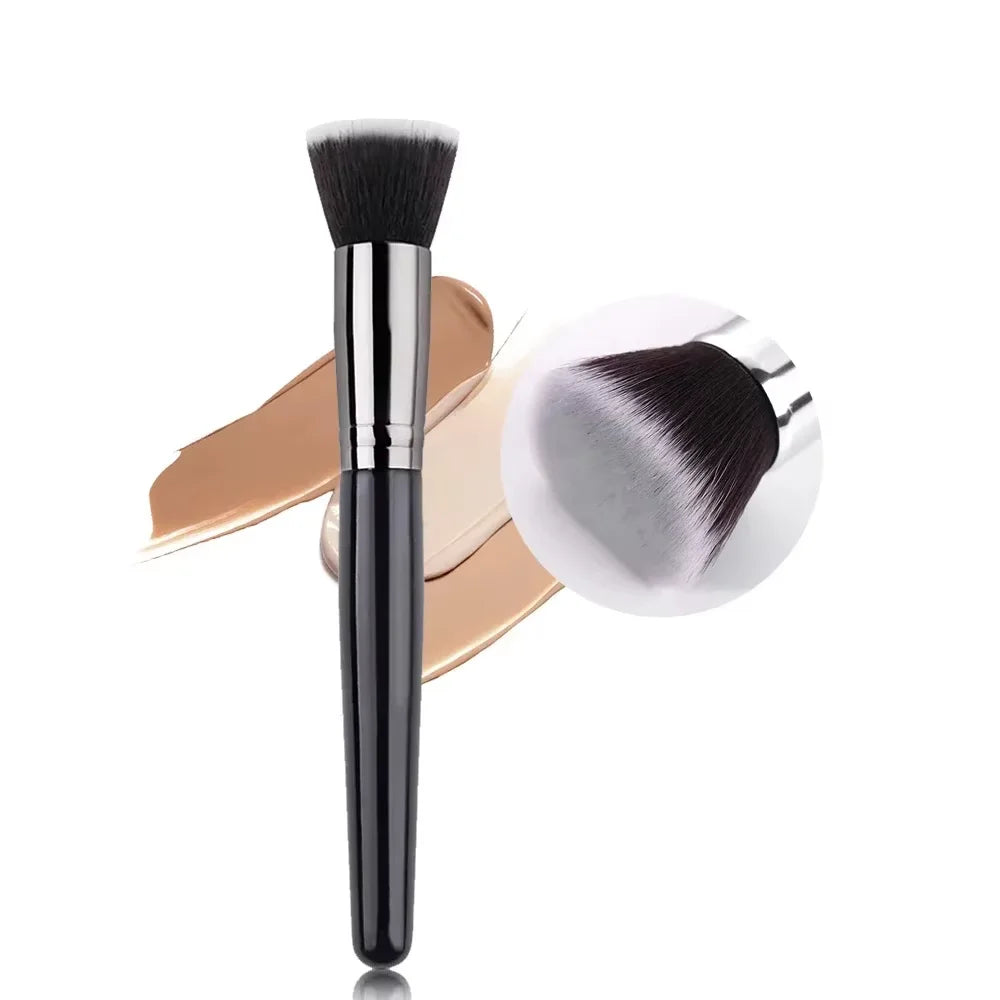 Ultra Thin Foundation Brush Lightweight and Thin Face Contour Brush Flat Contour Brush Blending Foundation Cream Makeup Brushes