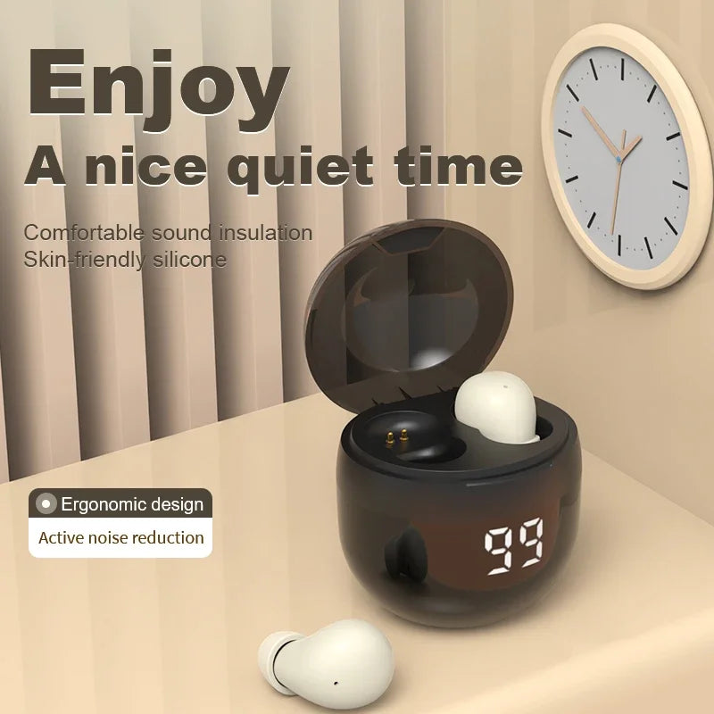 Wireless In-ear Headphones Bluetooth 5.4 Earphone Control Sport Headset Waterproof Microphone Music for Tumbler Design Mini Tiny