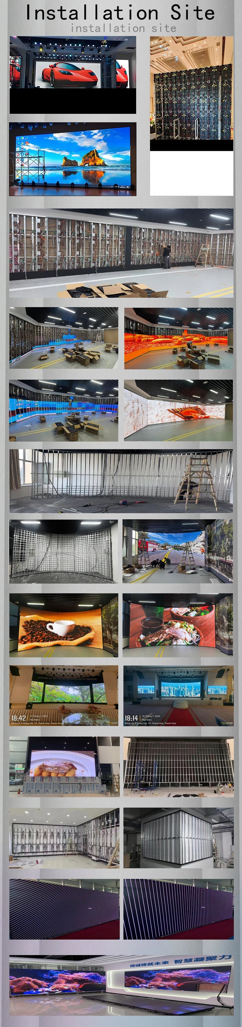 Energy Saving Indoor 3840Hz Refresh Rate SMD LED Video Wall Screen Commercial Use Digital Signage LED Display Panel HDR 3500cd