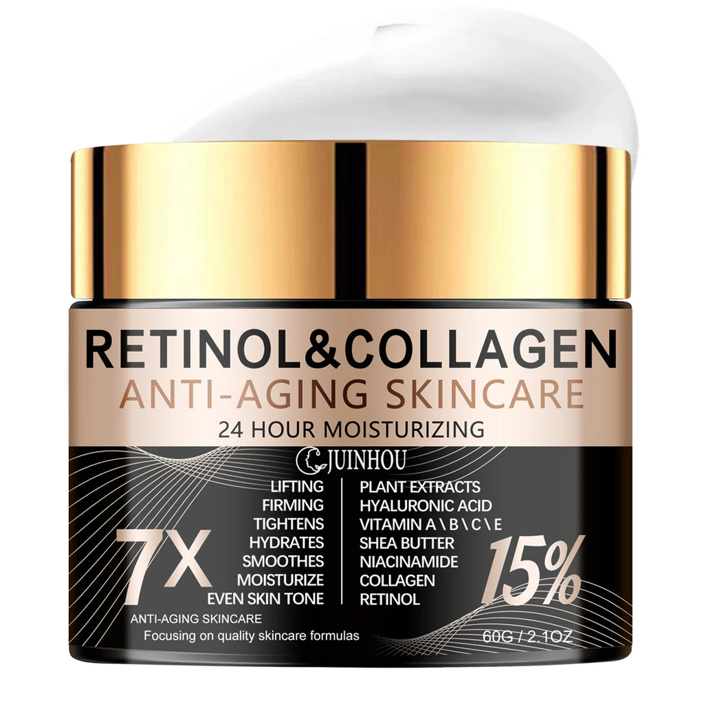 JUINHOU Men's Retinol Collagen Skin Renewal Cream Makes Skin Supple and Moisturized Refreshing and Non-greasy Men's Only