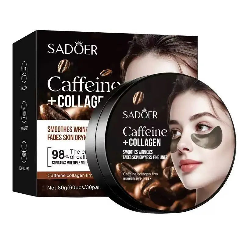 60 pieces of SADOER multi combination collagen eye mask, anti dark circles, eye bags removal, moisturizing, firming, eye patch,