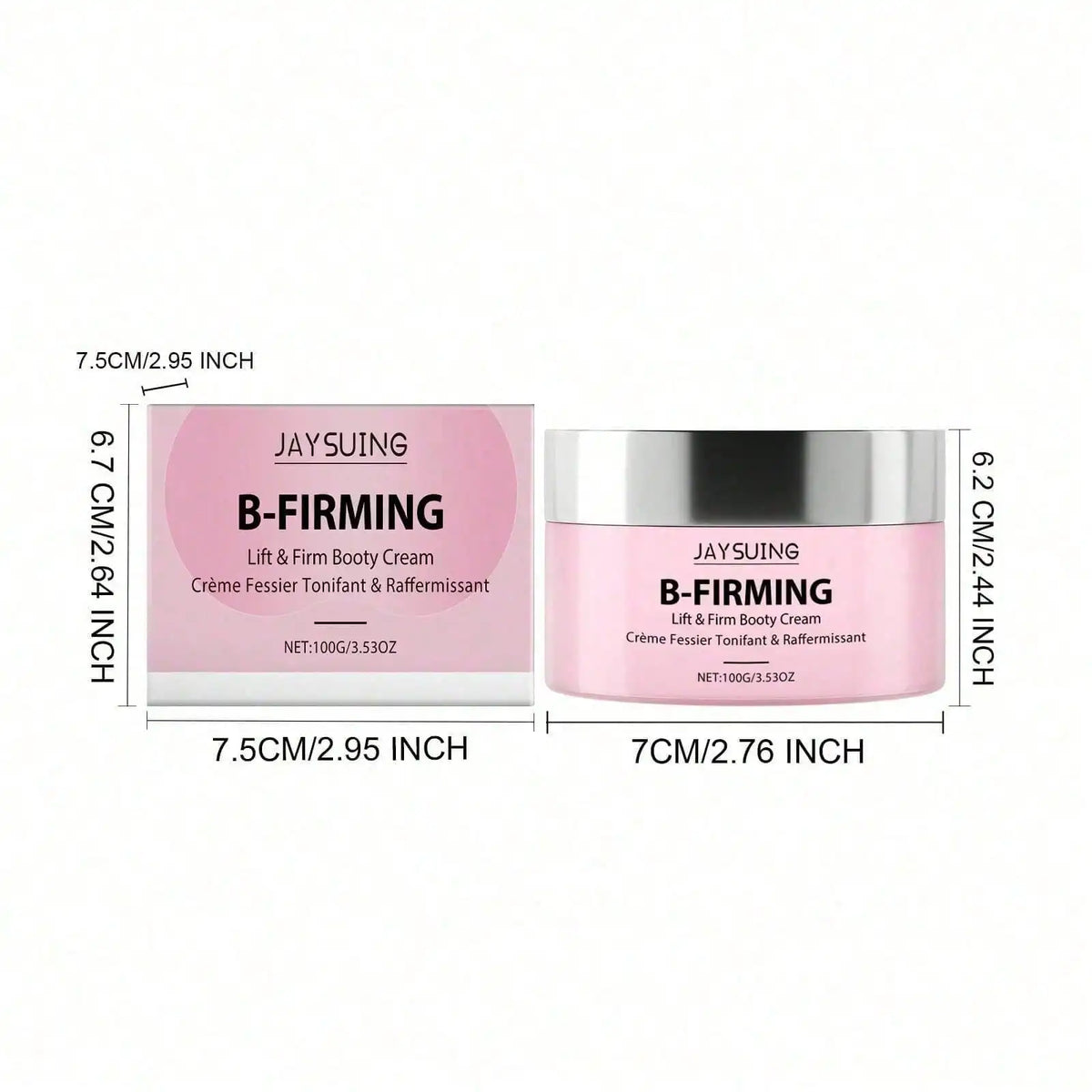 B-TIGHT Lift & Firm Booty Mask, Butt & Thighs Firming Cream with Caffeine & Brazilian Peppertree Extract, Helps Smooth Skin Texture, Body Skincare, Ideal Birthday Beauty Gift for Women