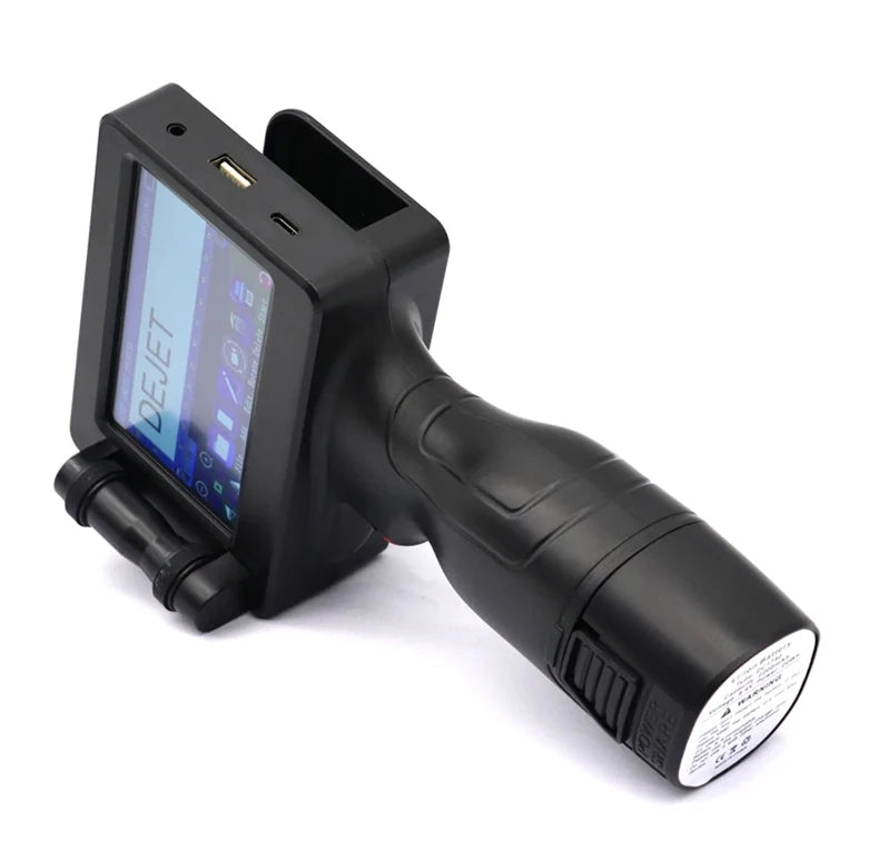 12.7mm Handheld Inkjet Printer 2588+ for QR Barcode Batch Date Number Logo Expiry Date Coding Machine Non-encrypted 25 Languages
