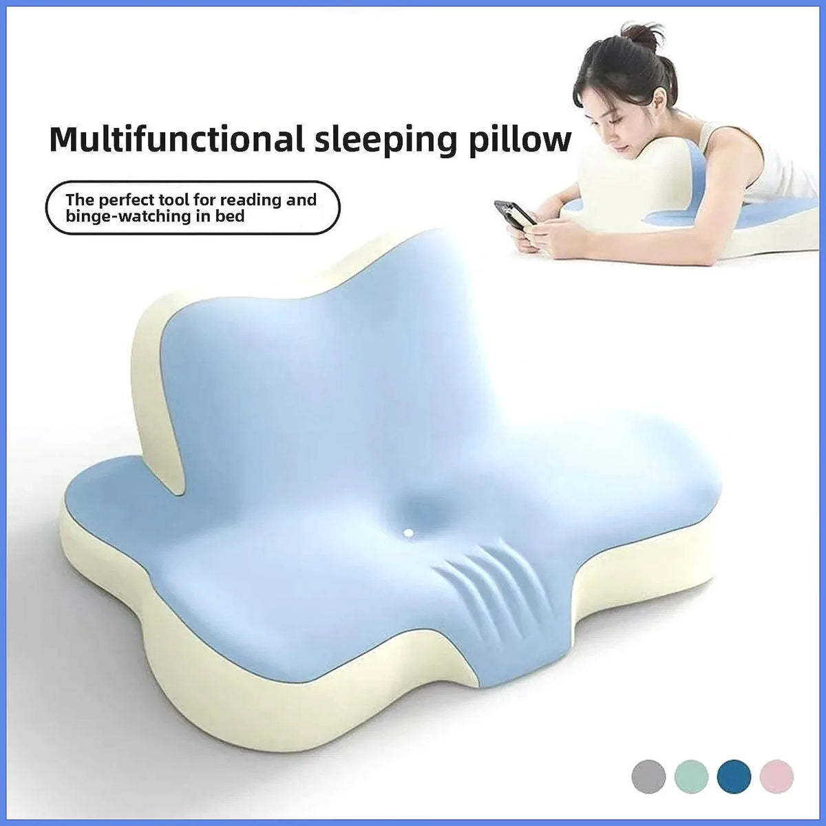 Deep Sleep Memory Cotton Pillow, Ergonomic Cervical Spine Support Pillow for Neck Pain Relief, Comfortable Body
