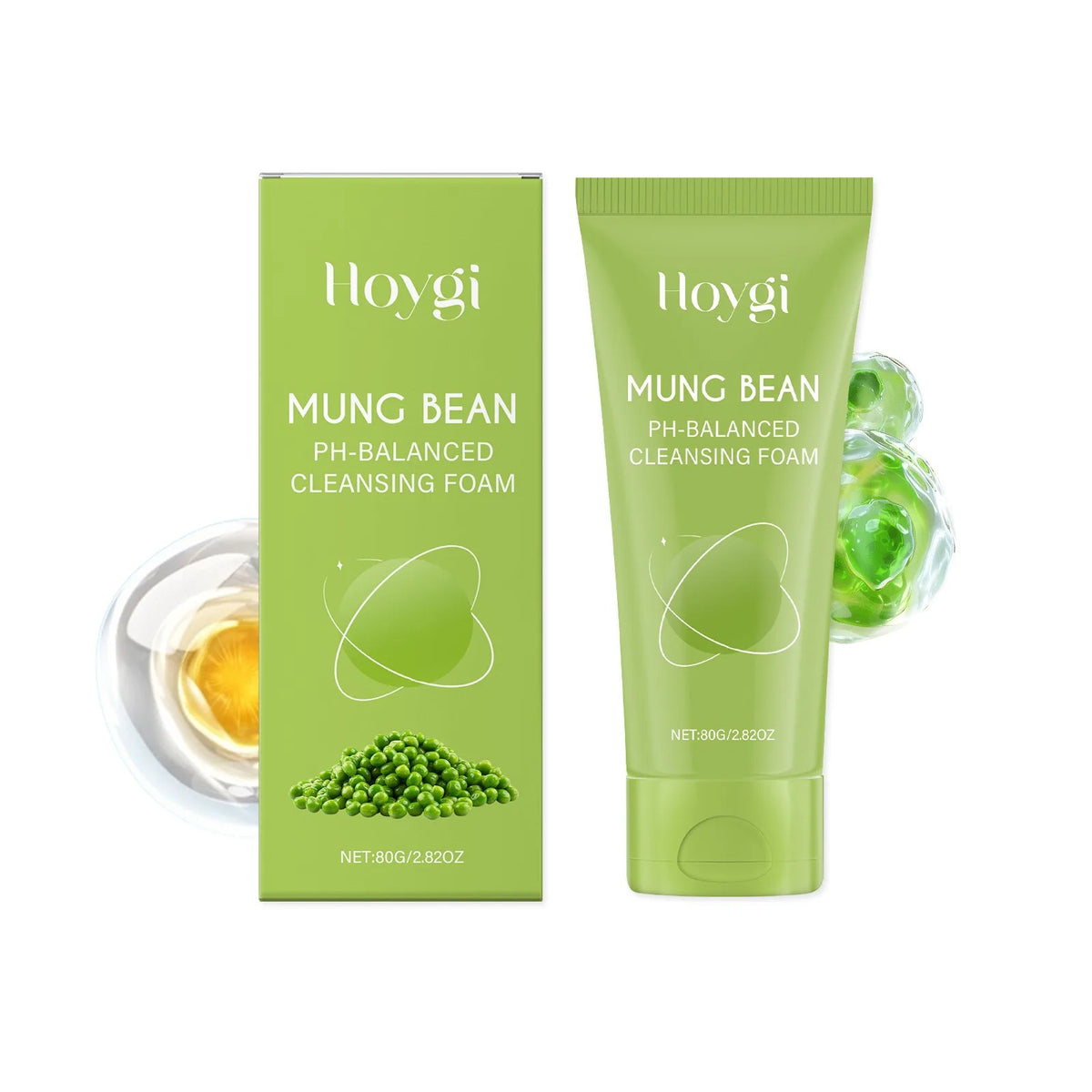 Mung Bean Hydrating Facial Cleanser Gentle Pore Cleansing Soft Non-Tightening Skincare Bridal Wedding Day Prep Essential