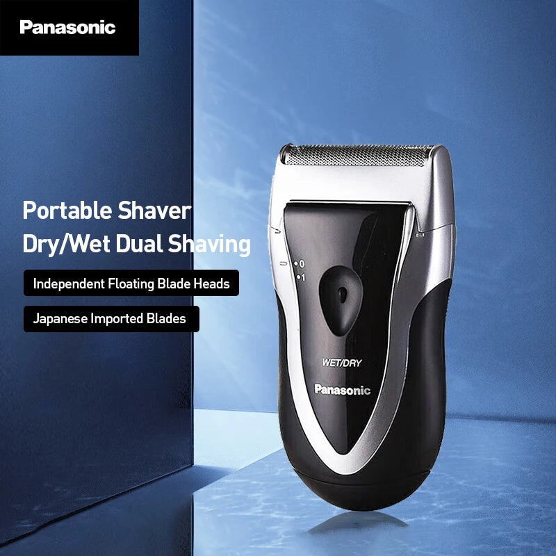 Panasonic Portable Shaver Dry/Wet Dual Shaving Battery-powered Reciprocating Electric Shaver for Men