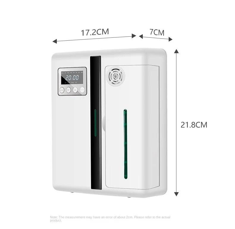 300m³ Aromatherapy Dispenser Hotel Commercial Dispenser Mall Automatic Aroma Essential Oil Diffuser Home Fragrance Air Purifier