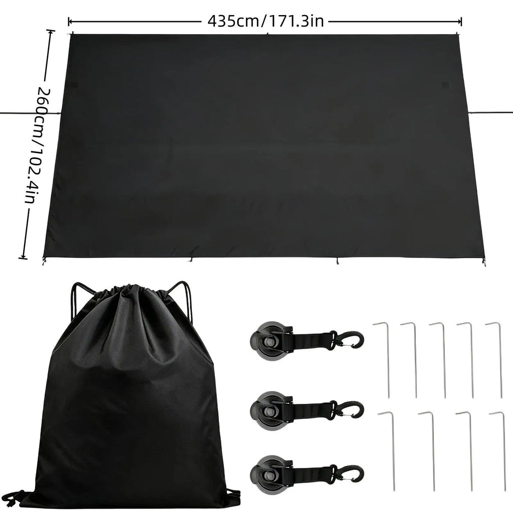 Tailgate Tent For SUV Car Trunk Changing Awning Camping Tailgate Privacy Tent For Trailer Van Automotive Hatchback RV Picnic