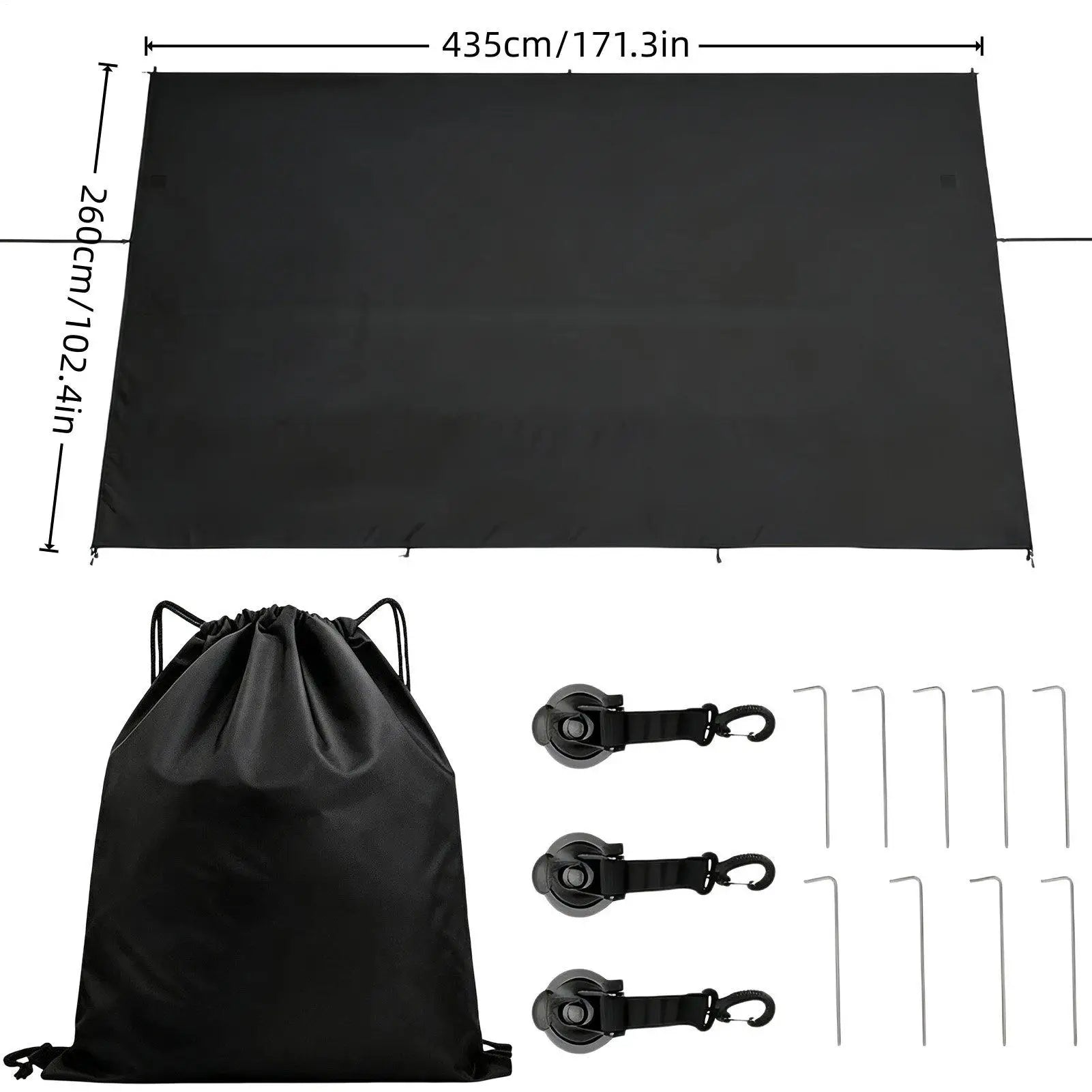 Tailgate Tent For SUV Car Trunk Changing Awning Camping Tailgate Privacy Tent For Trailer Van Automotive Hatchback RV Picnic