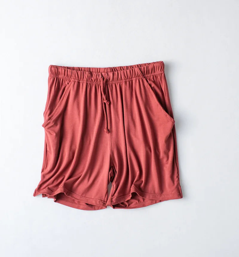 2026 Summer New Pajama Set Women's Modal Short Sleeve Shorts Two Piece Set Ladies Solid Loose Large T-shirt Homewear Women Shirt