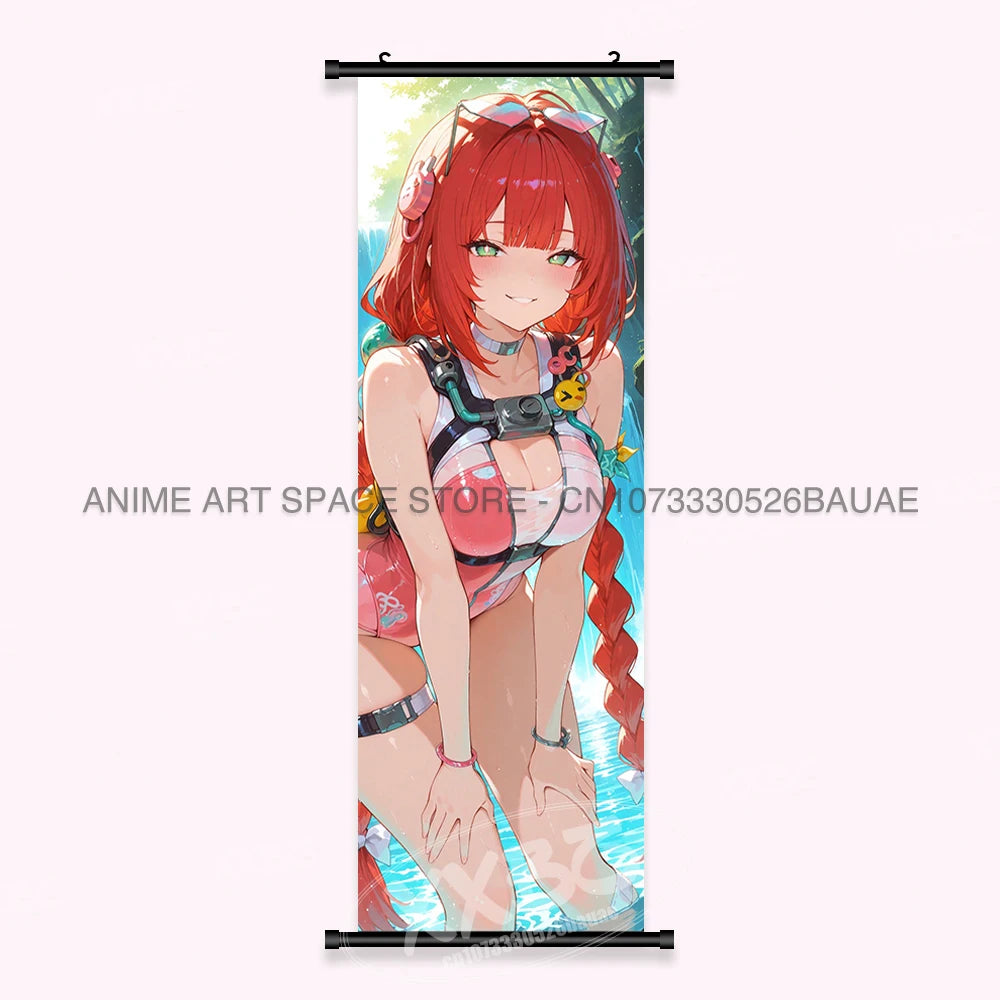 Game Home Decoration Scrolls Pictures Anime Wall Art Canvas Hanging Painting Bedside Background Posters For Zenless Zone Zero