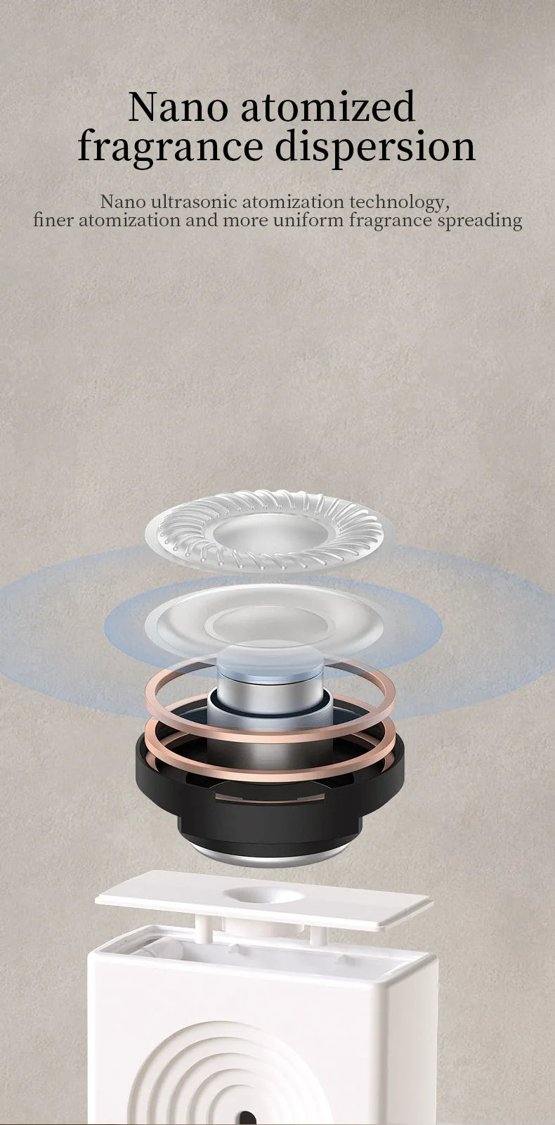2026 New Wall-mounted Sensor Aroma Diffuser Automatic Aroma Sprayer Intelligent Aroma Diffuser