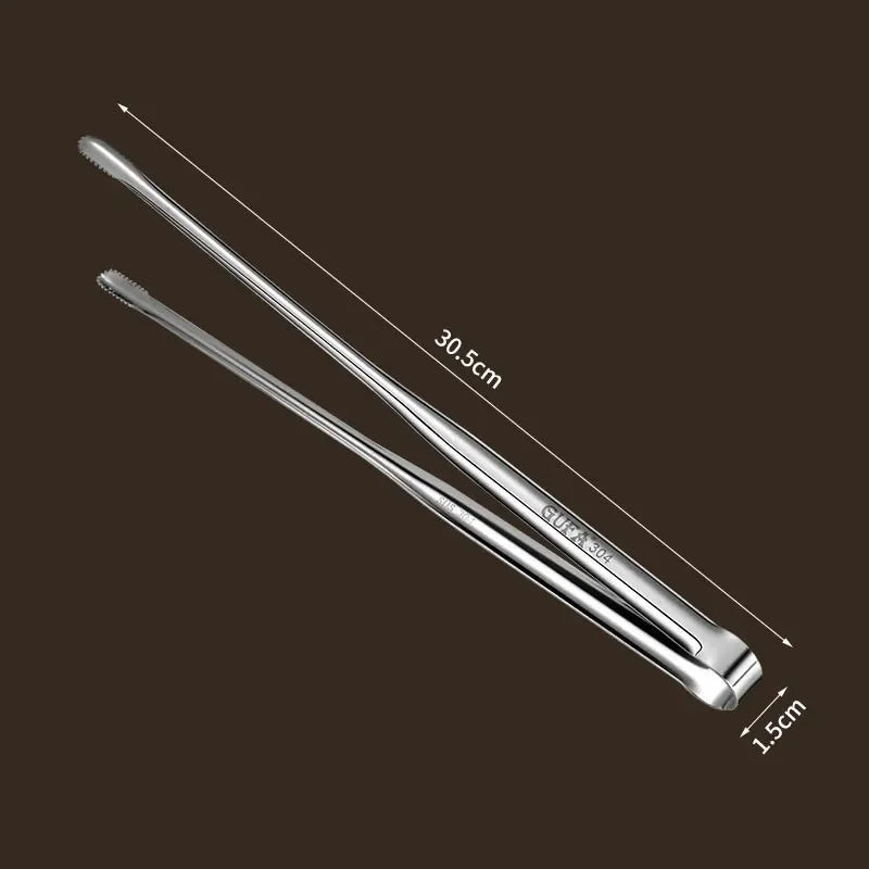 Stainless Steel Barbecue Clip Multipurpose Barbecue Salad Picnic Grill Tongs Food Grade Grippers Picnic Meat BBQ Cooking Gadgets