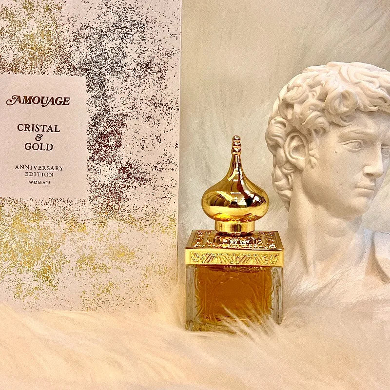 AMOUAGE 50ml Luxury Unisex Eau De Parfum Long Lasting Elegant Amber Floral Perfume Warm Creamy Sensual Radiant Fragrance