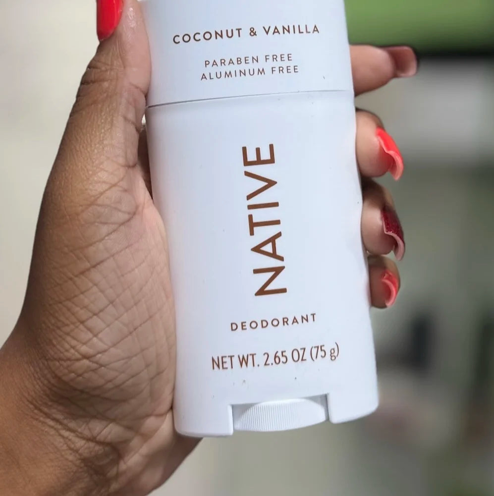 75g NATIVE Original Coconut Vanilla Deodorant Eucalyptus Mint Lavender Rose Sensitive Healthy Body Antiperspirant Cream Stick